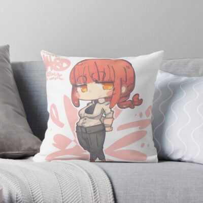 1480 Makima Throw Pillow