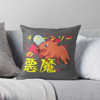 Copia De Copia De Flcl Haruko Haruhara Throw Pillow