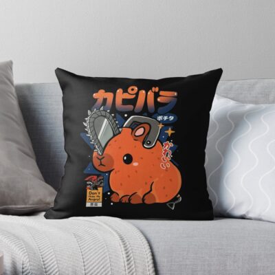 Capypochita Throw Pillow