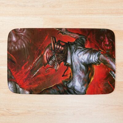 The Chainsaw Man Unleashed Bath Mat