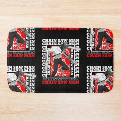 Chain Saw Man Anime Design Bath Mat