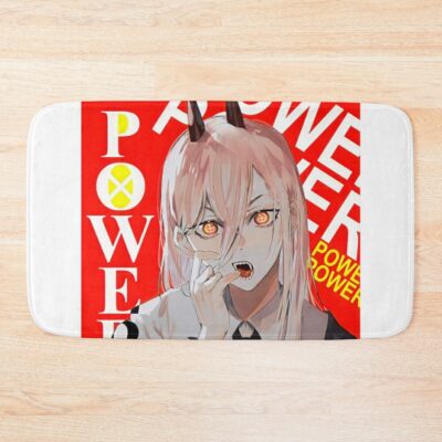 Power From Chain Saw Man Bath Mat