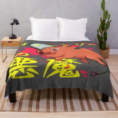 Copia De Copia De Flcl Haruko Haruhara Throw Blanket