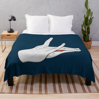 Fox Devil Throw Blanket