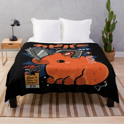 Capypochita Throw Blanket