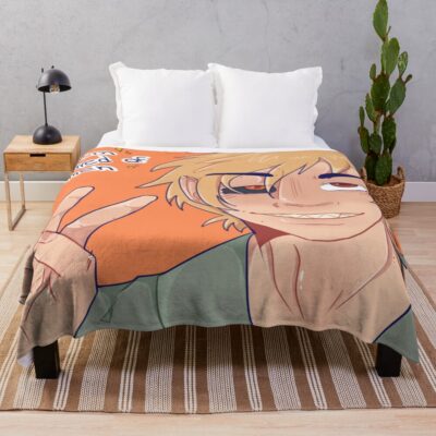 Chainsaw Man Denji Throw Blanket