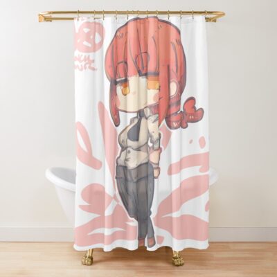 1480 Makima Shower Curtain