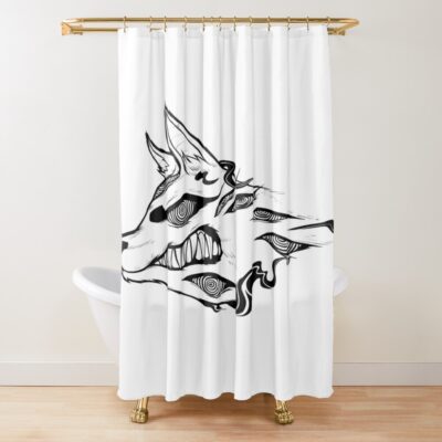 The Fingers Power Shower Curtain