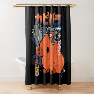 Capypochita Shower Curtain