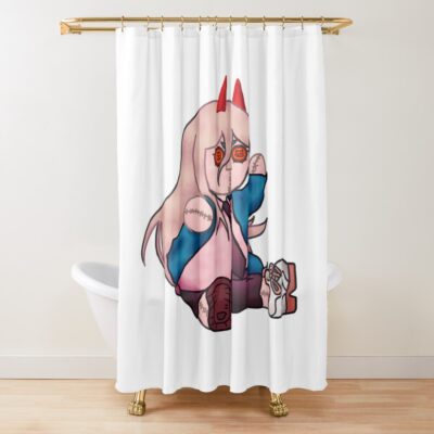 Power Doll Shower Curtain